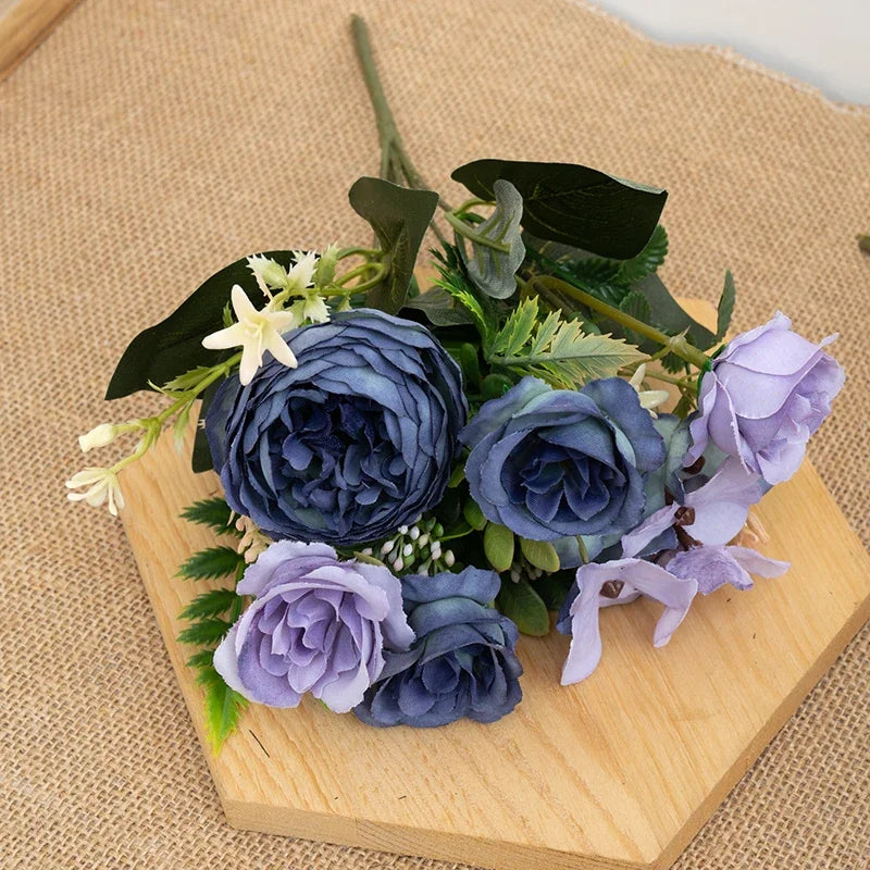 Silk Artificial Rose Flowers for Wedding and Home Decor