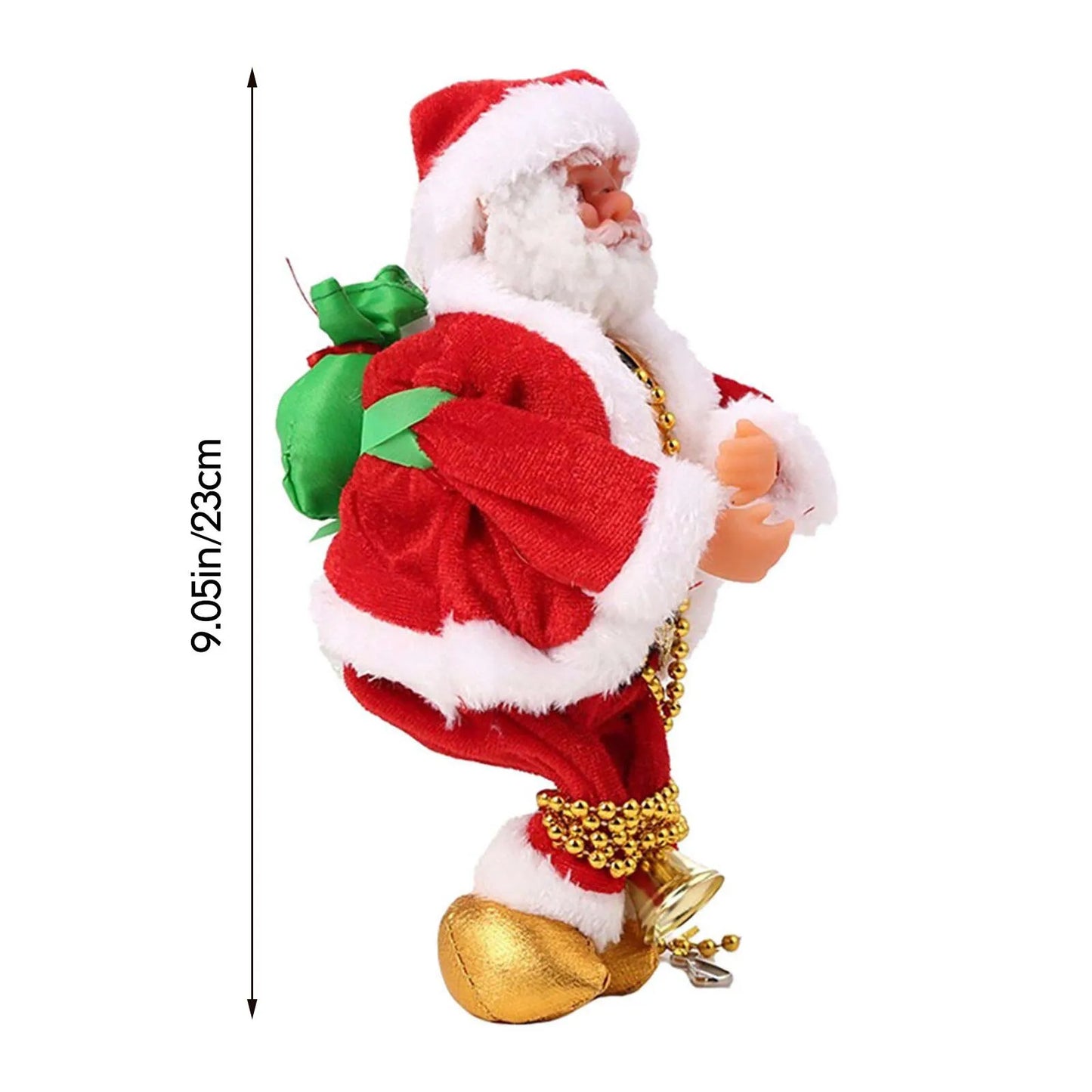 Electric Climbing Santa Claus Decoration – Animated Christmas Ornament with Rope Ladder