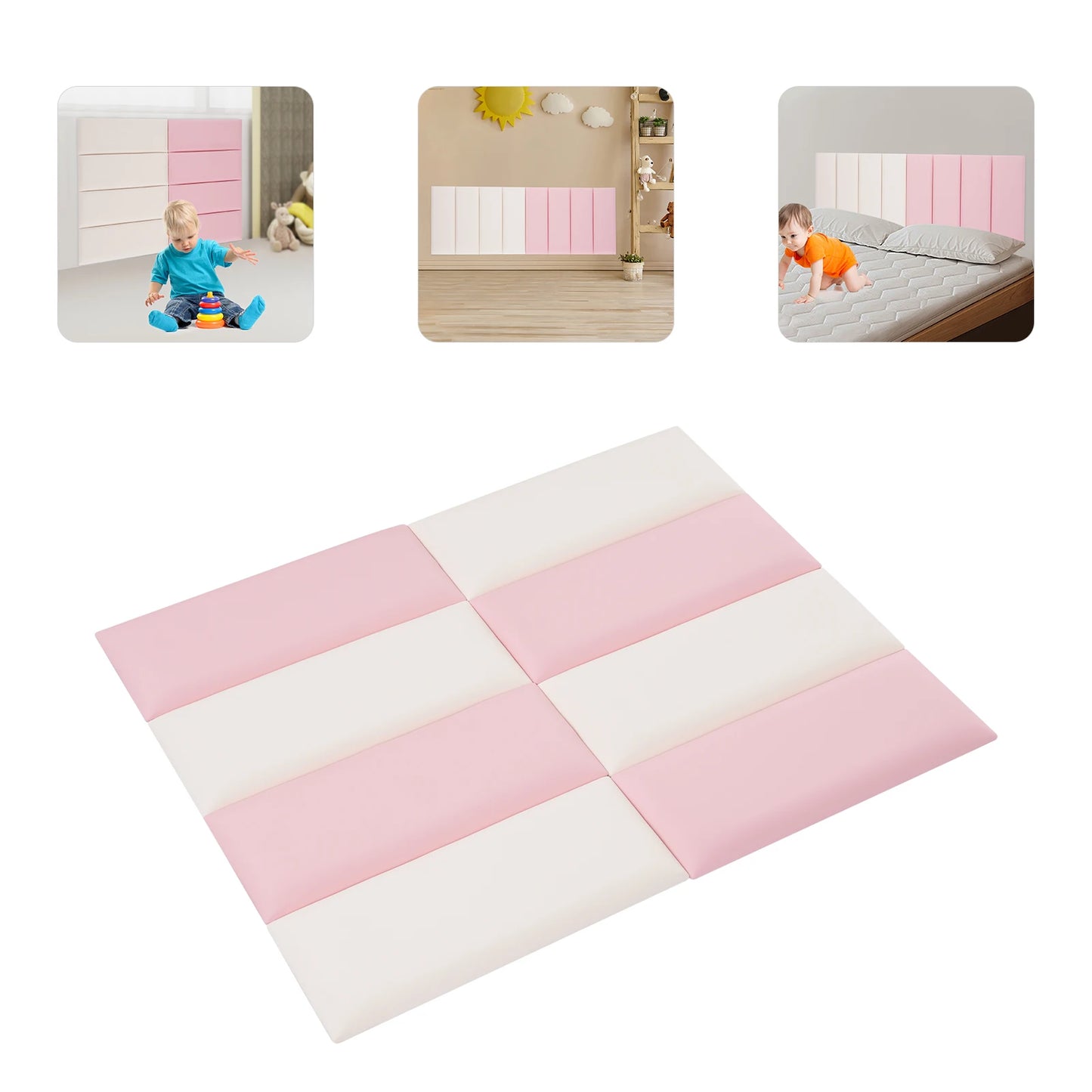 Self Adhesive Artificial Leather Wall Panels