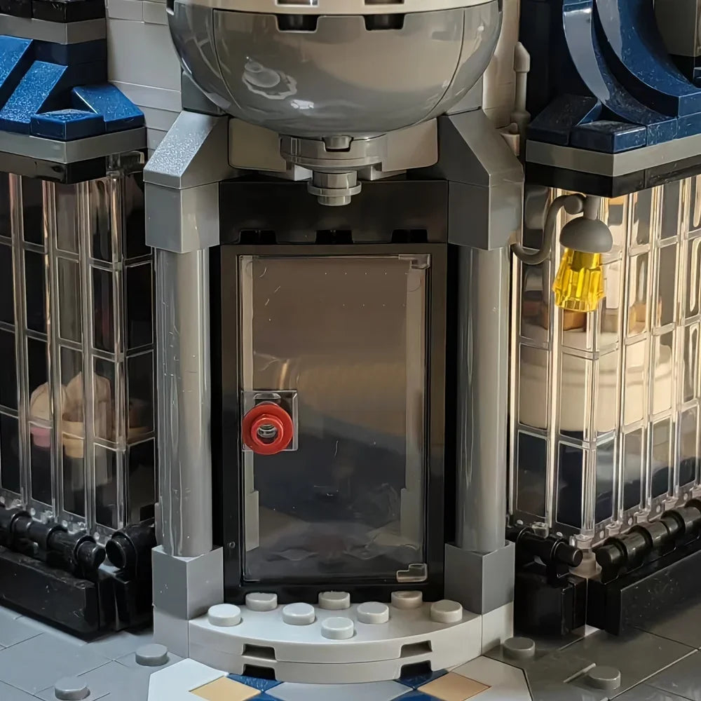 Adorable Assembly Square House Model Building Blocks