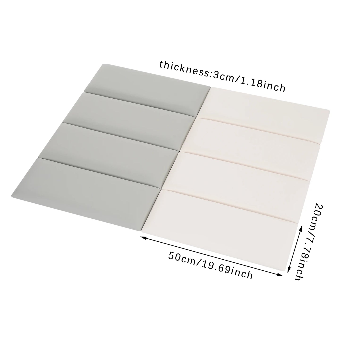 Self Adhesive Artificial Leather Wall Panels