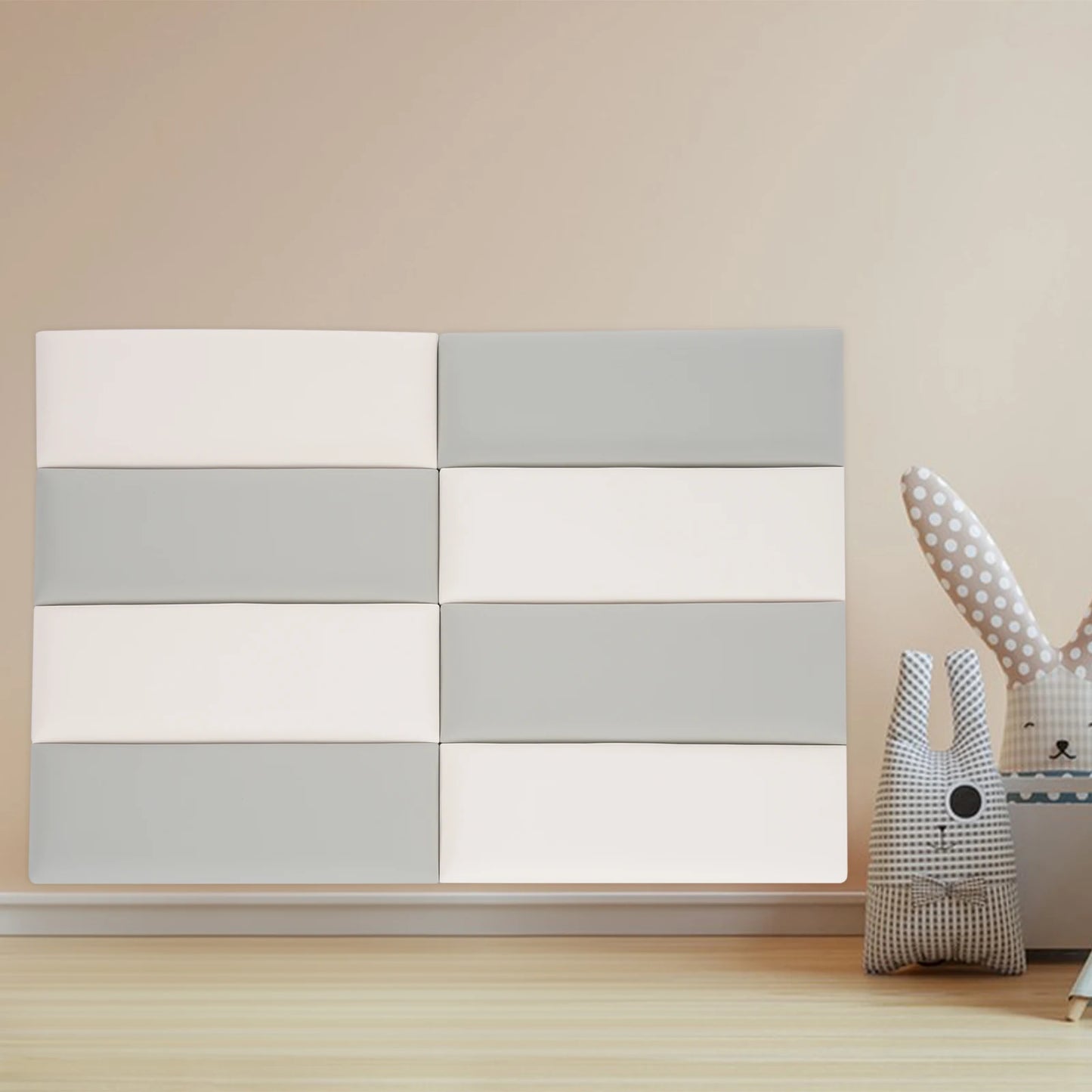 Self Adhesive Artificial Leather Wall Panels