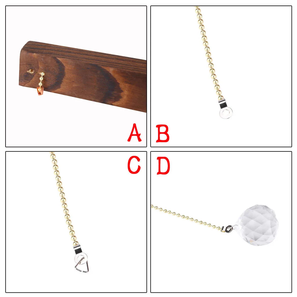 DIY Hanging Photo Display Frame – Rustic Wicker & Crystal Wall Decor