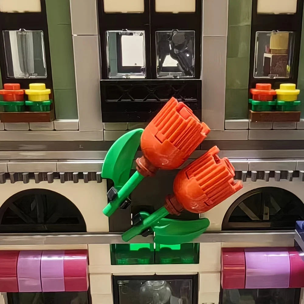 Adorable Assembly Square House Model Building Blocks