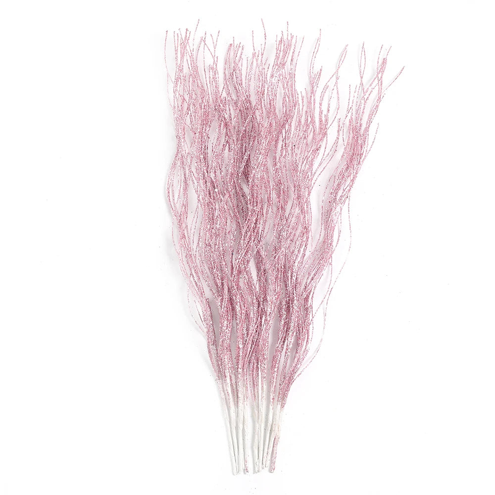 5Pcs Glitter Foam Berry Christmas Bouquet – Festive Artificial Floral Decoration