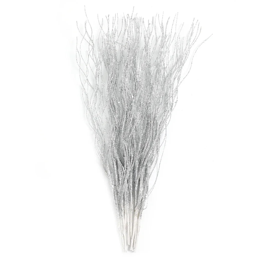 5Pcs Glitter Foam Berry Christmas Bouquet – Festive Artificial Floral Decoration