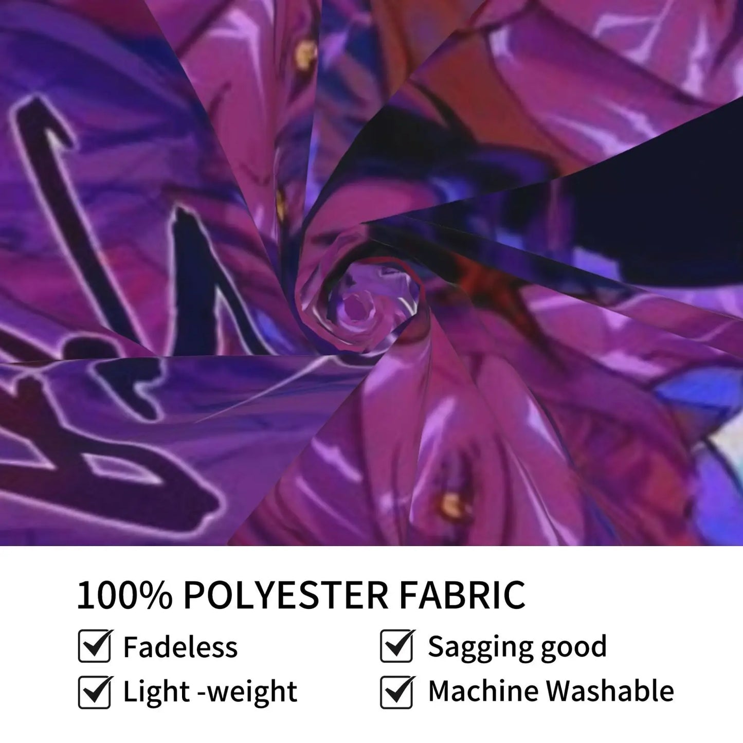 Fantastic Saja Boys Anime Tapestry for Wall Decor