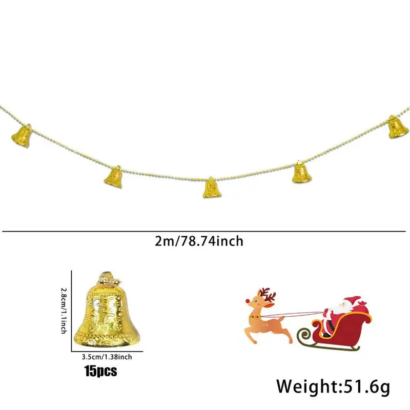Jingle Bell Christmas Garland Decoration