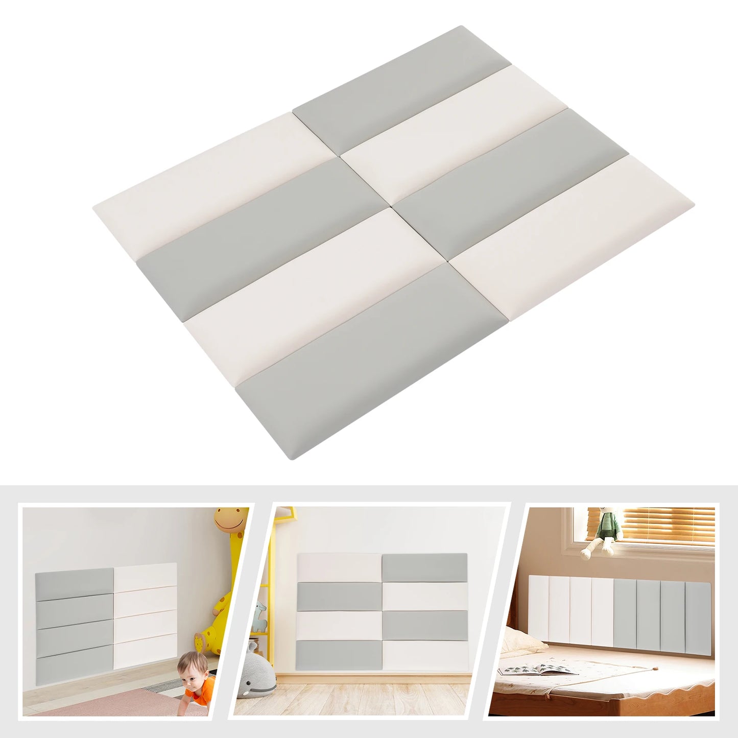 Self Adhesive Artificial Leather Wall Panels