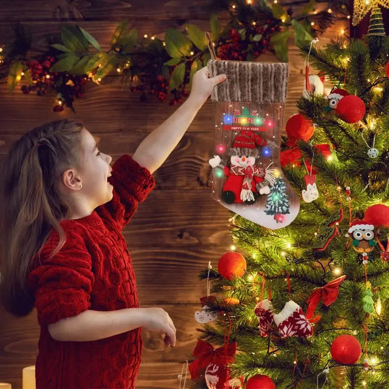 Light-Up Christmas Stocking
