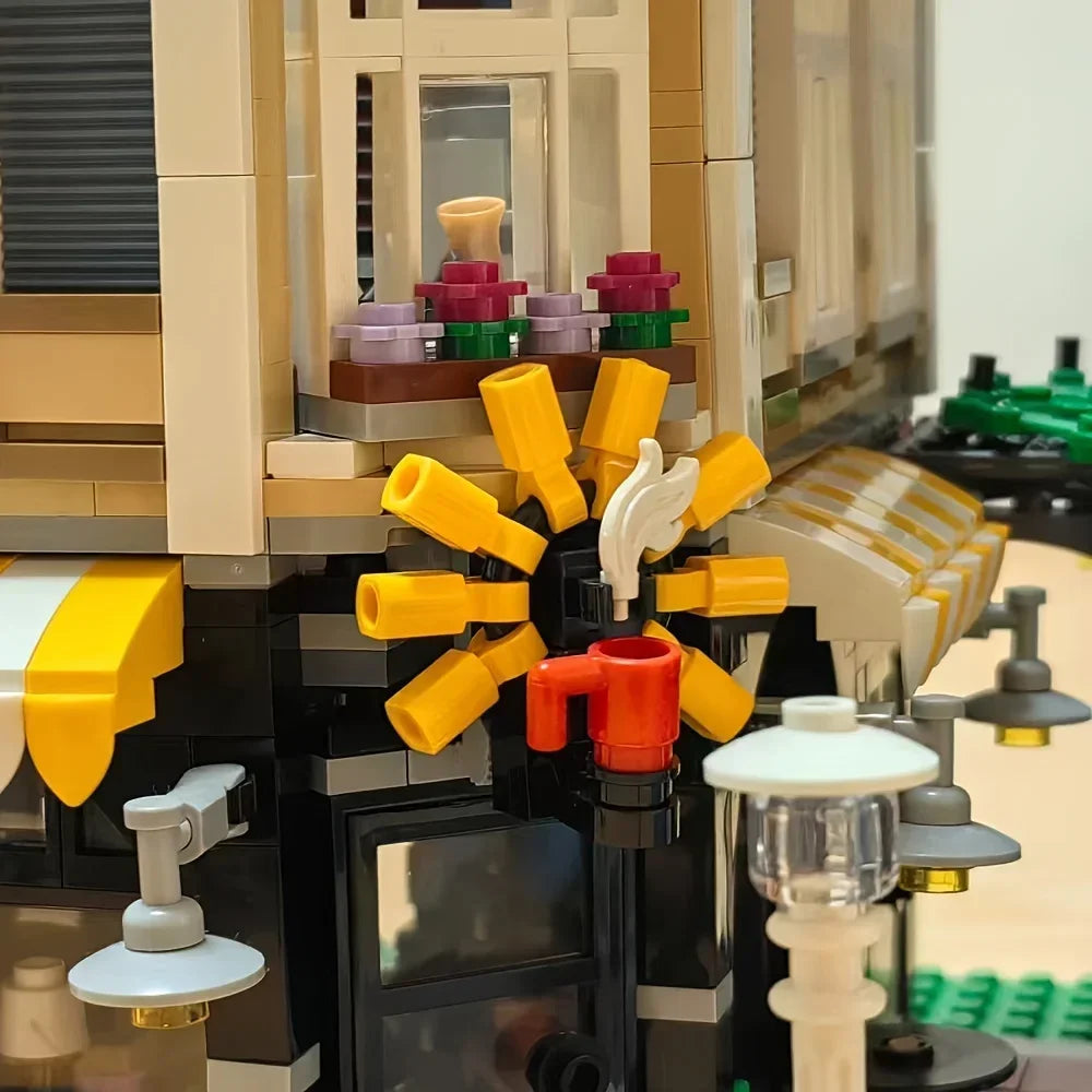 Adorable Assembly Square House Model Building Blocks