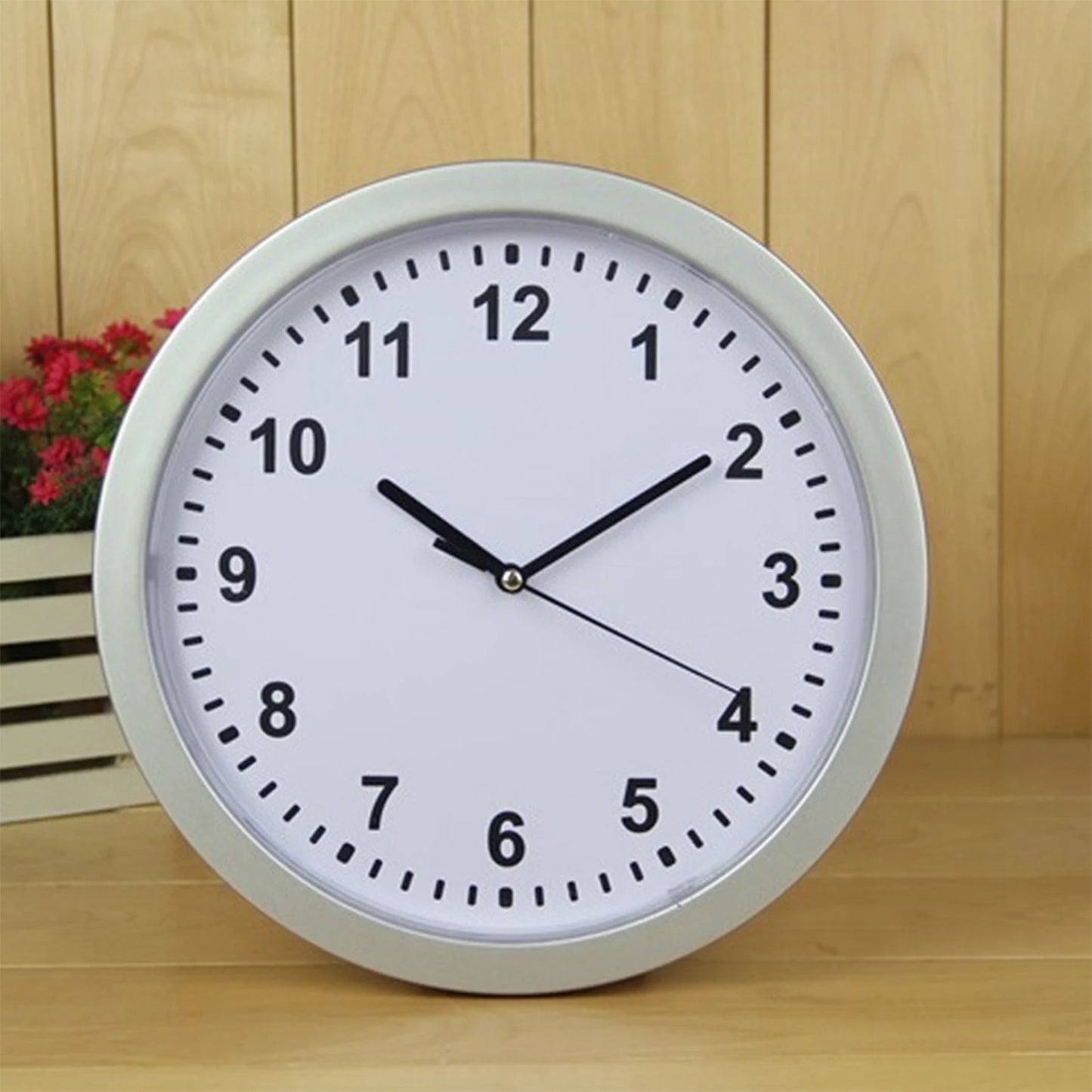 Hidden Storage Wall Clock with Secret Compartment
