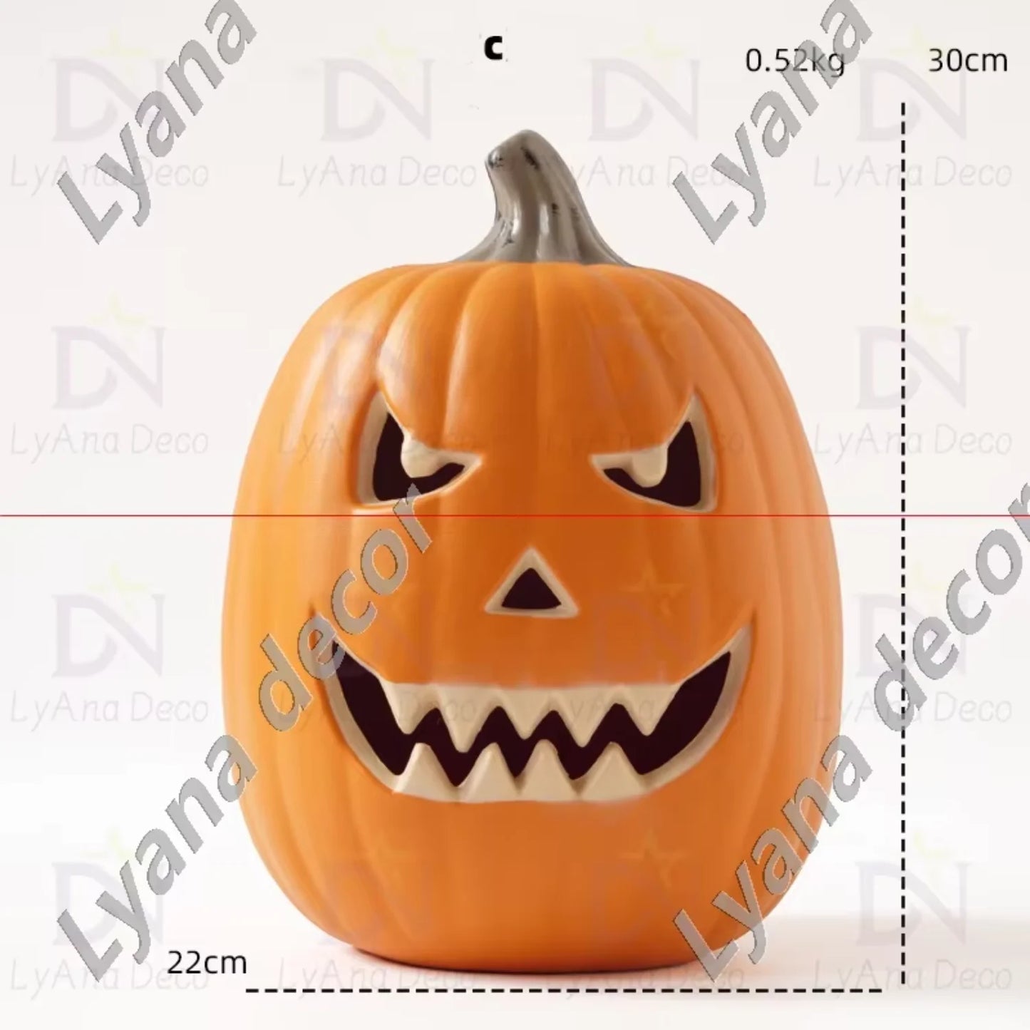 Luminous LED Halloween Pumpkin Light