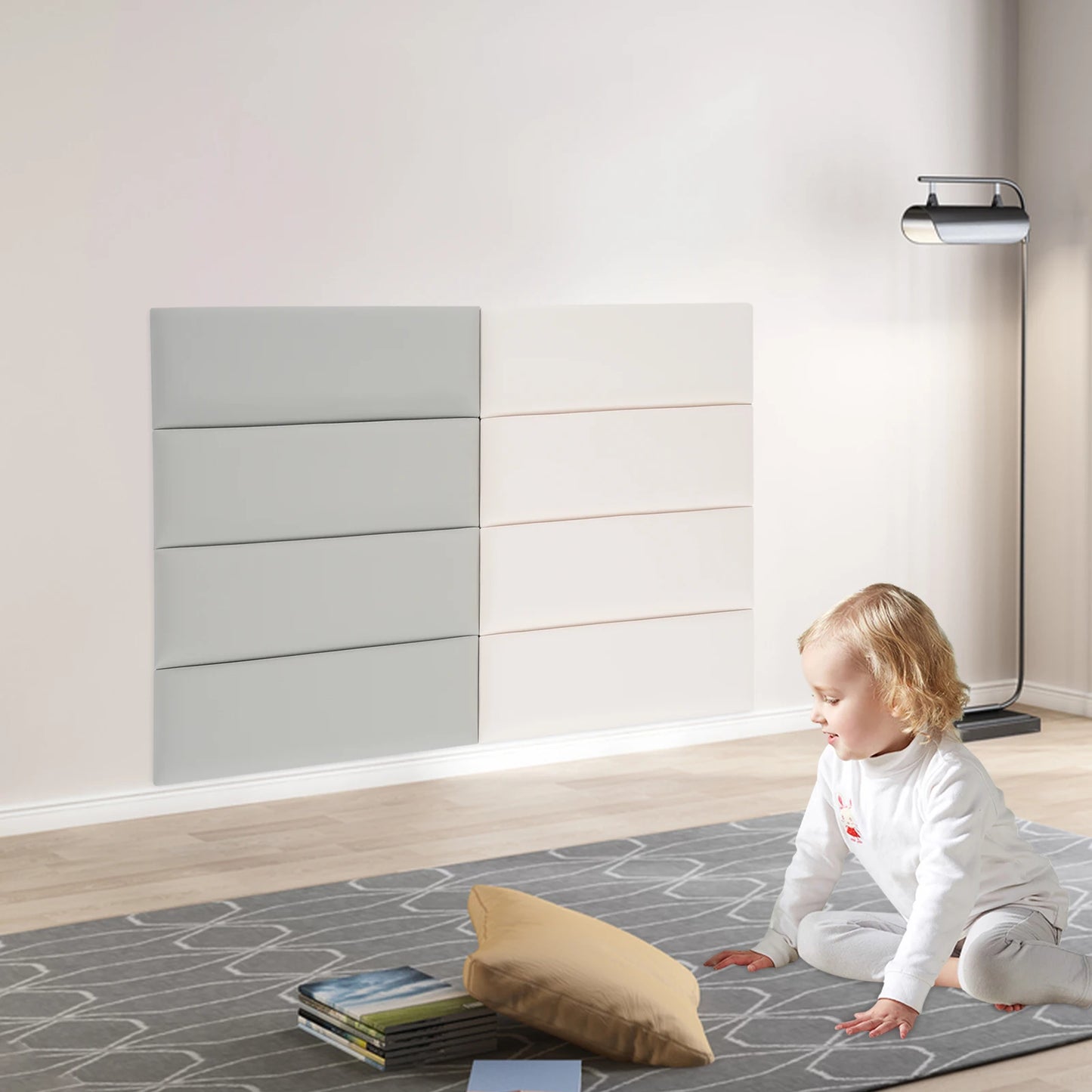 Self Adhesive Artificial Leather Wall Panels