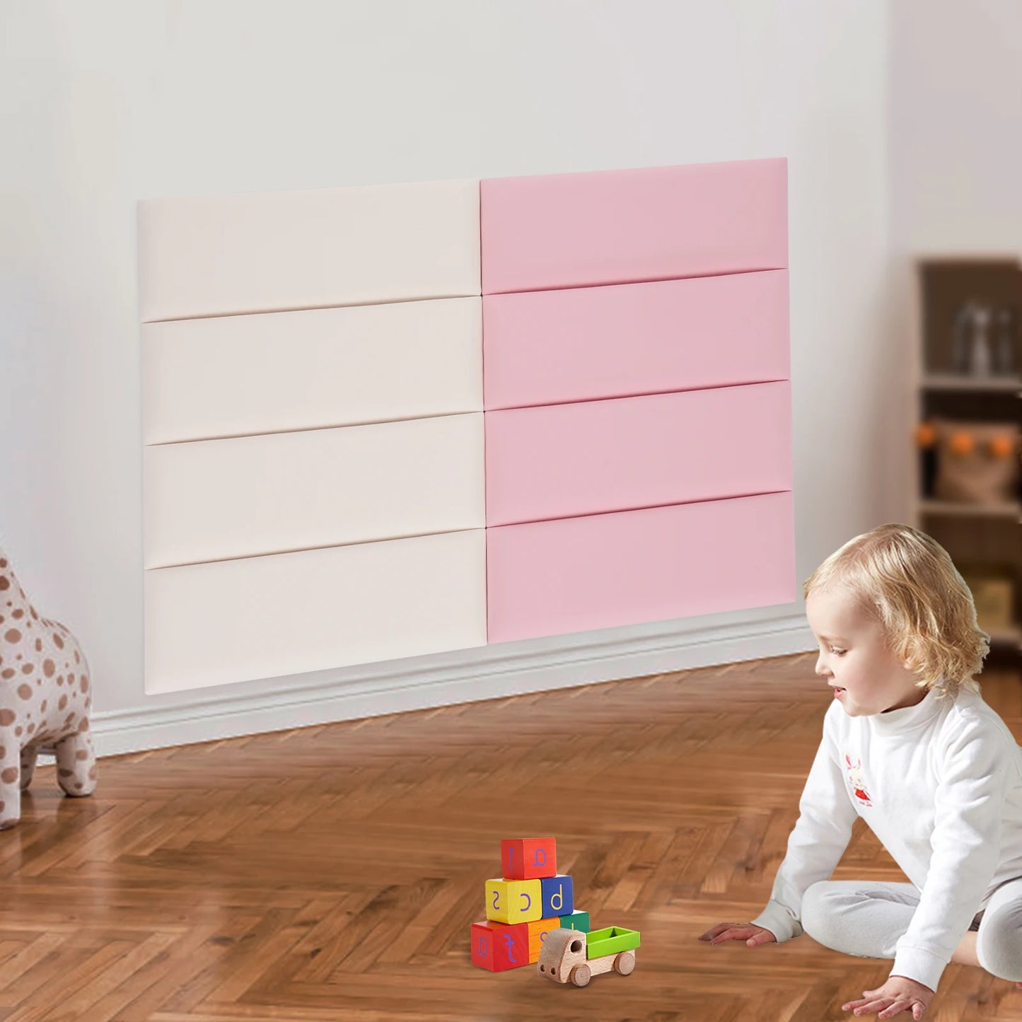 Self Adhesive Artificial Leather Wall Panels