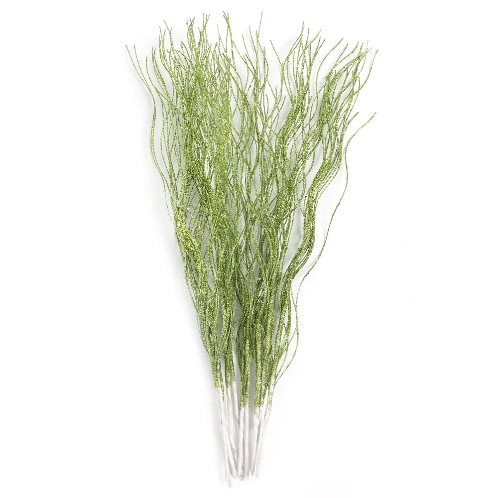 5Pcs Glitter Foam Berry Christmas Bouquet – Festive Artificial Floral Decoration