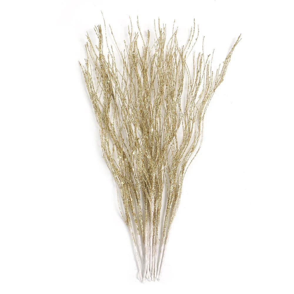 5Pcs Glitter Foam Berry Christmas Bouquet – Festive Artificial Floral Decoration