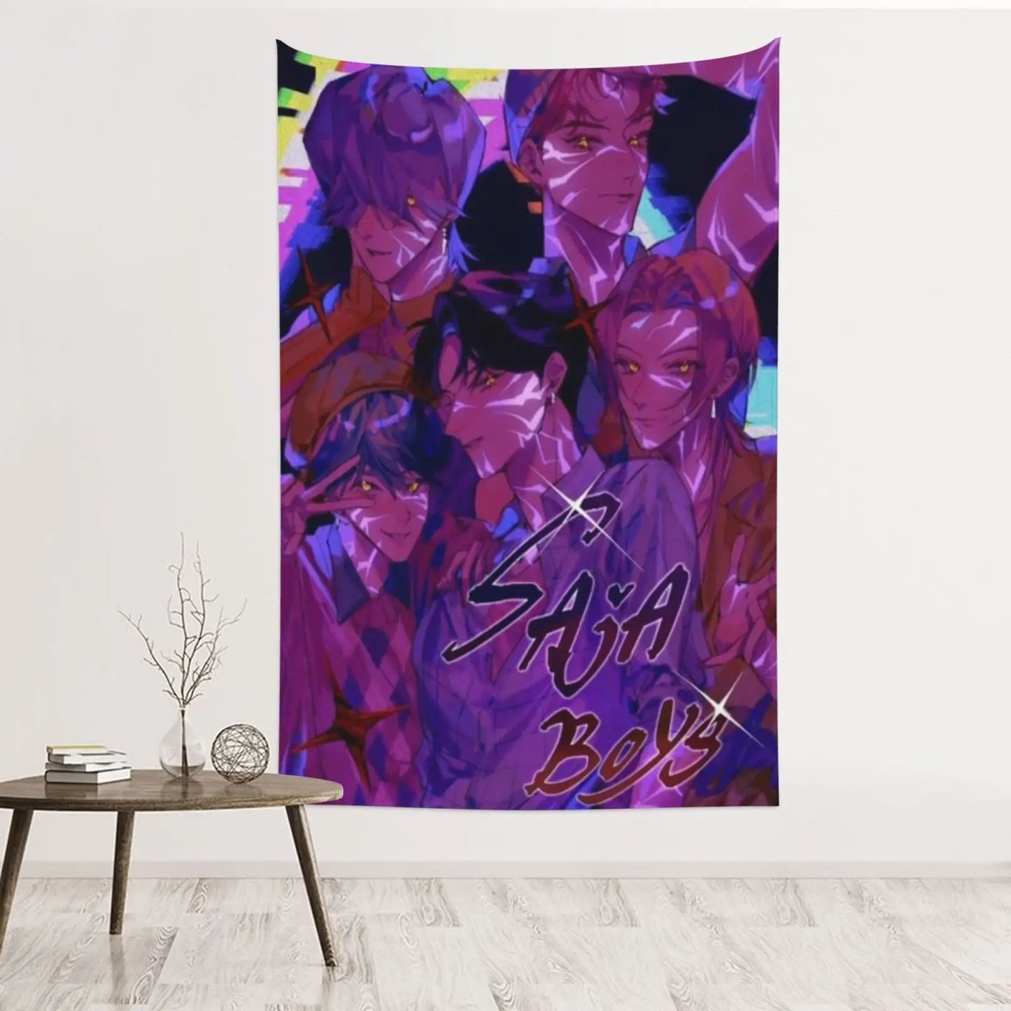 Fantastic Saja Boys Anime Tapestry for Wall Decor