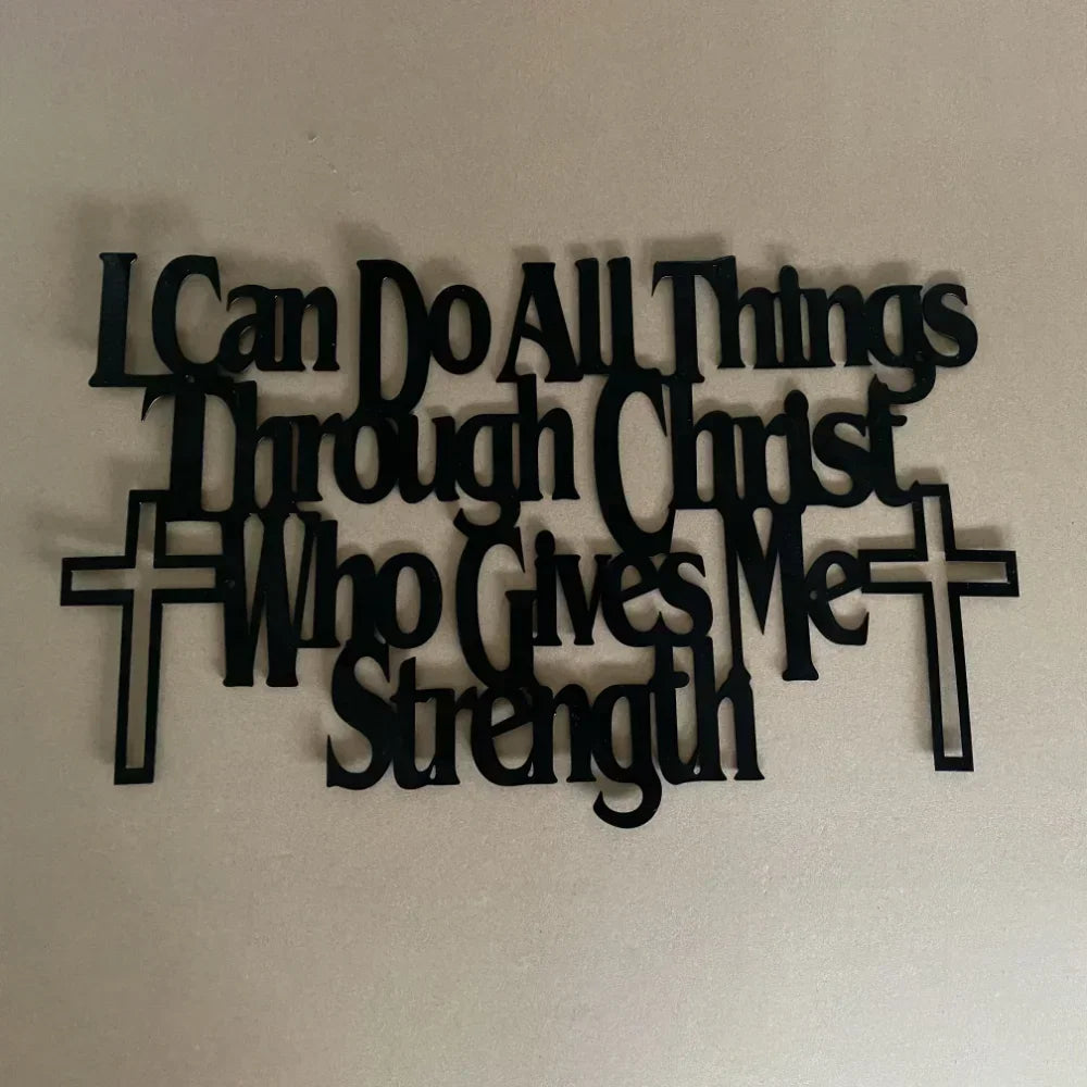 Inspirational Wall Art – I Can Do All Things Through Christ