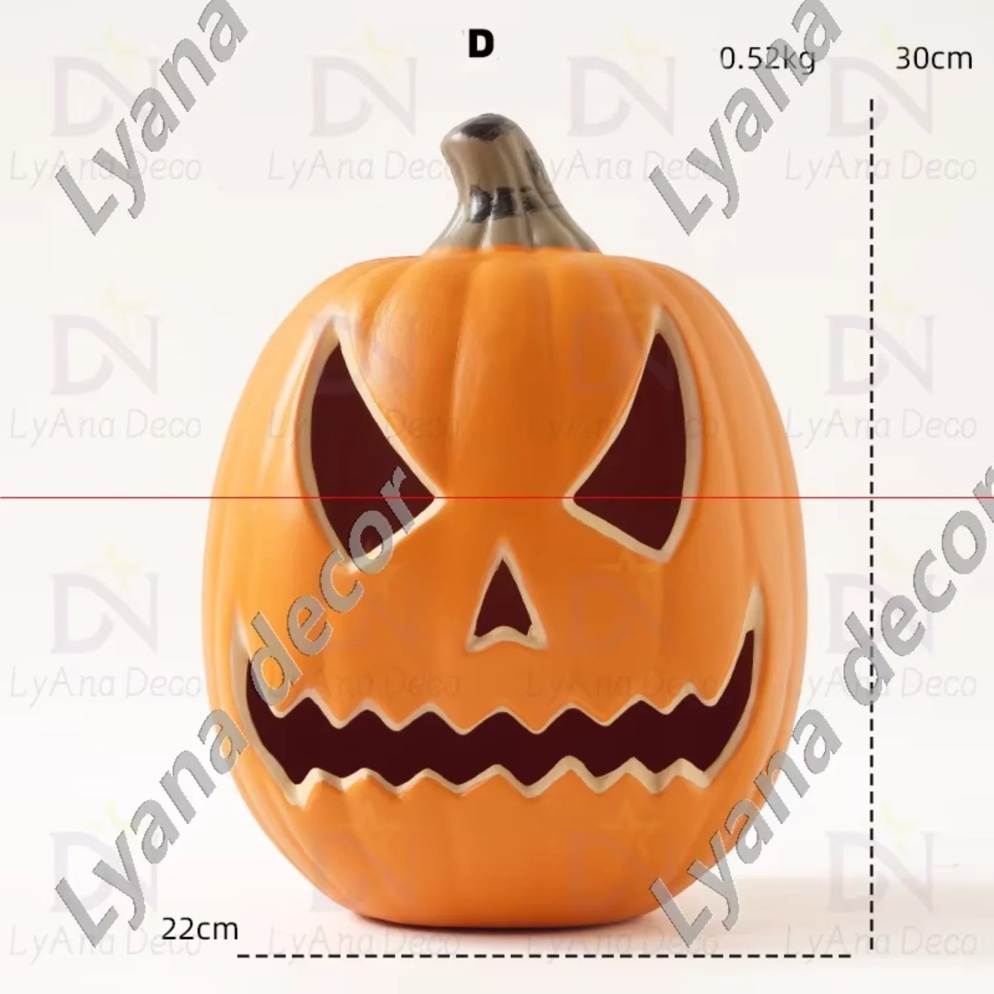 Luminous LED Halloween Pumpkin Light
