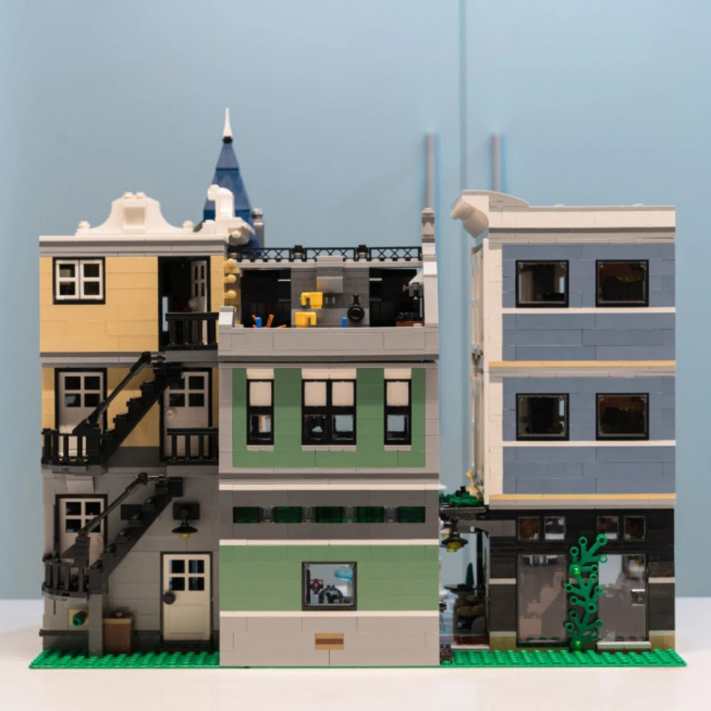 Adorable Assembly Square House Model Building Blocks