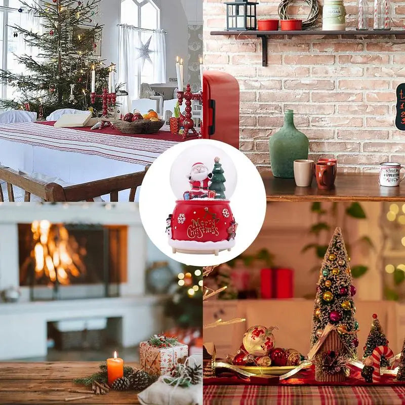 Christmas Musical LED Snow Globe with Santa Claus