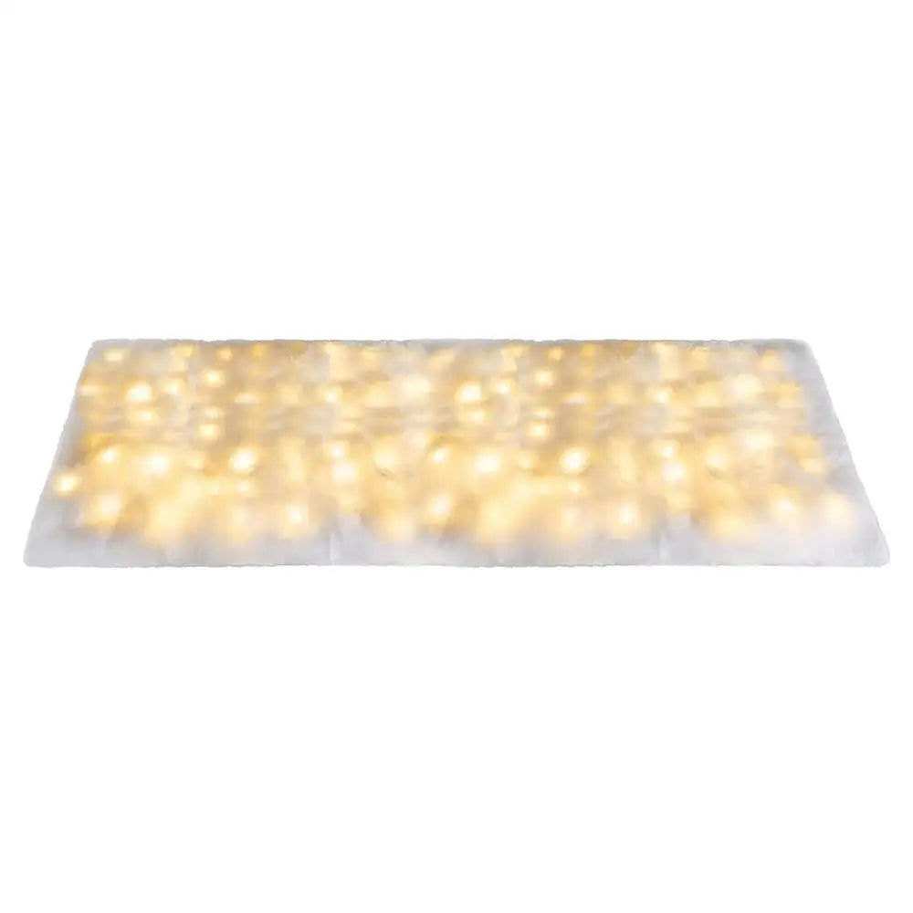 Christmas LED Snow Blanket – Lighted Artificial Snow Cover for Winter & Holiday Decor